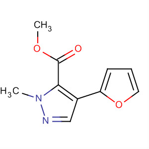 1H-Pyrazole-5-carboxylic acid, 4-(2-furanyl)-1-methyl-, methyl ester