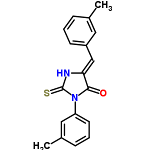 (5Z)-3-(3-methylphenyl)-5-[(3-methylphenyl)methylidene]-2-thioxoimidazolidin-4-one