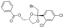 cis-2-(Bromomethyl)-2-(2,4-dichlorophenyl)-1,3-dioxolane-4-ylmethyl benzoate