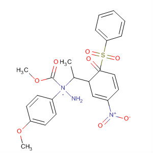 Benzeneethanehydrazonic acid,N-(4-methoxyphenyl)-4-nitro-a-oxo-N-(phenylsulfonyl)-, methyl ester,(Z)-