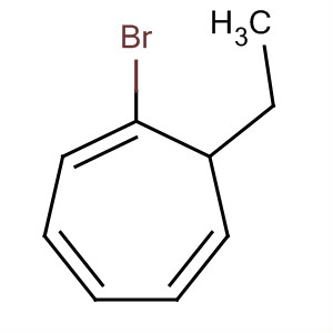 1,3,5-Cycloheptatriene, bromo-7-ethyl- molecular structure
