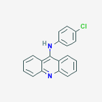 N-(4-chlorophenyl)acridin-9-amine molecular structure