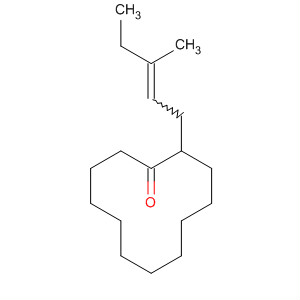 Cyclododecanone, 2-(3-methyl-2-pentenyl)- molecular structure