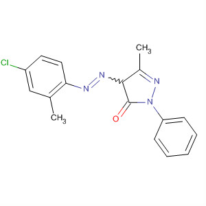 3H-Pyrazol-3-one,4-[(4-chloro-2-methylphenyl)azo]-2,4-dihydro-5-methyl-2-phenyl-