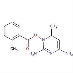 Benzoic acid, 2-methyl-, 2,4-diamino-6-methyl-5-pyrimidinyl ester molecular structure
