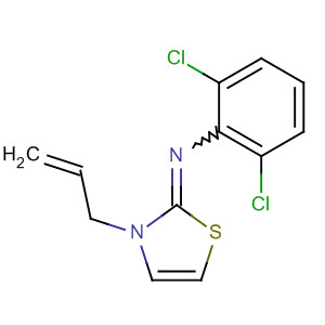 Benzenamine, 2,6-dichloro-N-[3-(2-propenyl)-2(3H)-thiazolylidene]- molecular structure
