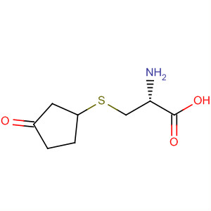Alanine, 3-[(3-oxocyclopentyl)thio]- molecular structure