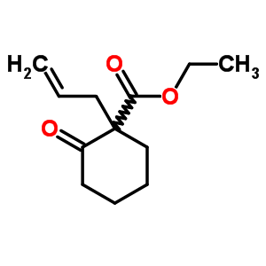 ethyl 2-oxo-1-(prop-2-en-1-yl)cyclohexanecarboxylate molecular structure