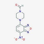 4-(2-nitro-8-oxa-7,9-diazabicyclo[4.3.0]nona-2,4,6,9-tetraen-5-yl)piperazine-1-carbaldehyde