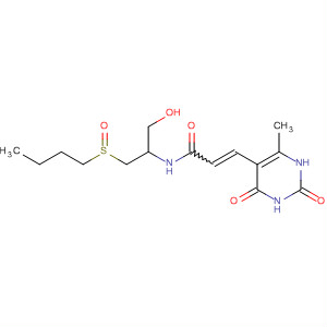2-Propenamide,N-[2-(butylsulfinyl)-1-(hydroxymethyl)ethyl]-3-(1,2,3,4-tetrahydro-6-methyl-2,4-dioxo-5-pyrimidinyl)-