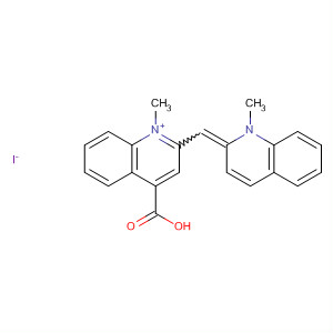 Quinolinium,4-carboxy-1-methyl-2-[(1-methyl-2(1H)-quinolinylidene)methyl]-, iodide