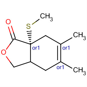 1(3H)-Isobenzofuranone,3a,4,7,7a-tetrahydro-5,6-dimethyl-7a-(methylthio)-, cis-