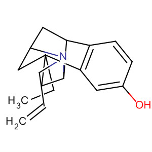 2,5-Methano-1H-benz[e]indol-7-ol,5-ethyl-2,3,3a,4,5,9b-hexahydro-3-(2-propenyl)- molecular structure