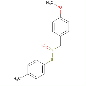 Benzene, 1-methoxy-4-[[(4-methylphenyl)thio]sulfinylmethyl]-, (E)-