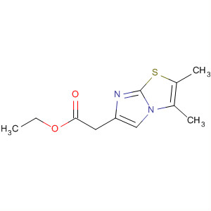 Imidazo[2,1-b]thiazole-6-acetic acid, 2,3-dimethyl-, ethyl ester molecular structure