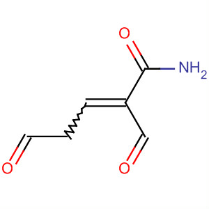 2-Pentenamide, 2-formyl-5-oxo- molecular structure