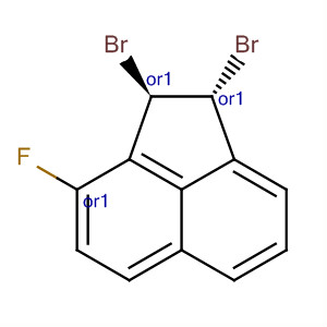 Acenaphthylene, 1,2-dibromo-3-fluoro-1,2-dihydro-, trans-
