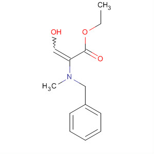 2-Propenoic acid, 3-hydroxy-2-[methyl(phenylmethyl)amino]-, ethyl ester molecular structure