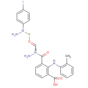 Benzoic acid, 2-[(2-methylphenyl)amino]-,2-[[2-(4-iodophenyl)hydrazino]thioxomethyl]hydrazide