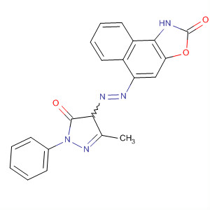 Naphth[1,2-d]oxazol-2(1H)-one,5-[(4,5-dihydro-3-methyl-5-oxo-1-phenyl-1H-pyrazol-4-yl)azo]-