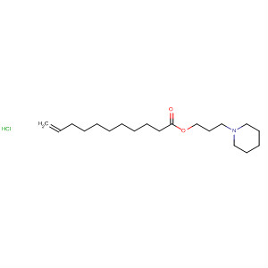 10-Undecenoic acid, 3-(1-piperidinyl)propyl ester, hydrochloride