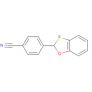 Benzonitrile, 4-(1,3-benzoxathiol-2-yl)- molecular structure