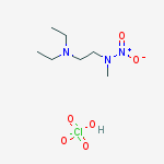 1,2-Ethanediamine, N,N-diethyl-N'-methyl-N'-nitro-, monoperchlorate molecular structure
