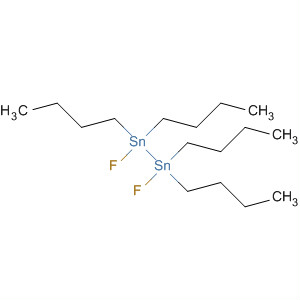 Distannane, 1,1,2,2-tetrabutyl-1,2-difluoro- molecular structure