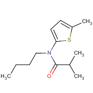 Propanamide, N-butyl-2-methyl-N-(5-methyl-2-thienyl)- molecular structure