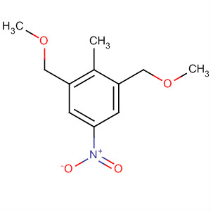Benzene, 1,3-bis(methoxymethyl)-2-methyl-5-nitro- molecular structure