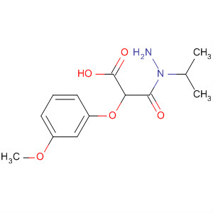 Acetic acid, (3-methoxyphenoxy)-, 2-(1-methylethyl)hydrazide molecular structure
