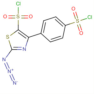 5-Thiazolesulfonyl chloride, 2-azido-4-[4-(chlorosulfonyl)phenyl]-