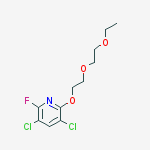 3,5-dichloro-2-[2-(2-ethoxyethoxy)ethoxy]-6-fluoropyridine