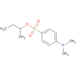 Benzenesulfonic acid, 4-(dimethylamino)-, 1-methylpropyl ester molecular structure