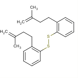 Disulfide, bis[2-(3-methyl-3-butenyl)phenyl] molecular structure