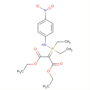 Propanedioic acid, [diethyl[(4-nitrophenyl)amino]phosphoranylidene]-,diethyl ester molecular structure