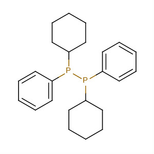Diphosphine, 1,2-dicyclohexyl-1,2-diphenyl- molecular structure