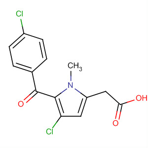 1H-Pyrrole-2-acetic acid, 4-chloro-5-(4-chlorobenzoyl)-1-methyl-