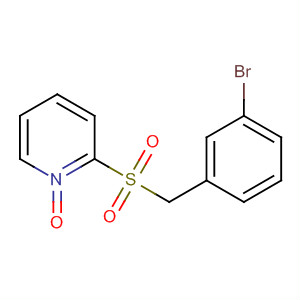 Pyridine, 2-[[(3-bromophenyl)methyl]sulfonyl]-, 1-oxide