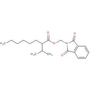 Octanoic acid, 2-(1-methylethyl)-,(1,3-dihydro-1,3-dioxo-2H-isoindol-2-yl)methyl ester molecular structure