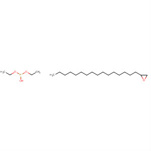 Phosphorous acid, diethyl 2-hydroxyoctadecyl ester molecular structure