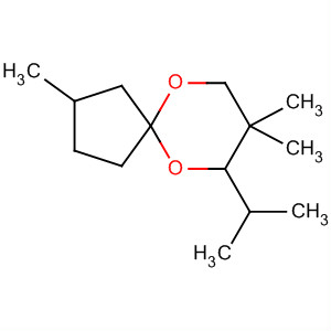 6,10-Dioxaspiro[4.5]decane, 2,8,8-trimethyl-7-(1-methylethyl)- molecular structure