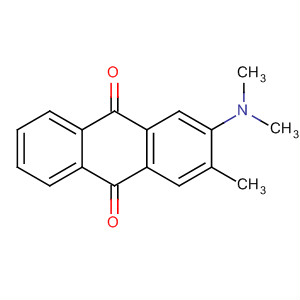 9,10-Anthracenedione, 2-(dimethylamino)-3-methyl- molecular structure