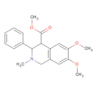 4-Isoquinolinecarboxylic acid,1,2,3,4-tetrahydro-6,7-dimethoxy-2-methyl-3-phenyl-, methyl ester, cis-