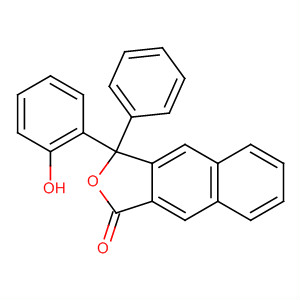 Naphtho[2,3-c]furan-1(3H)-one, 3-(2-hydroxyphenyl)-3-phenyl- molecular structure