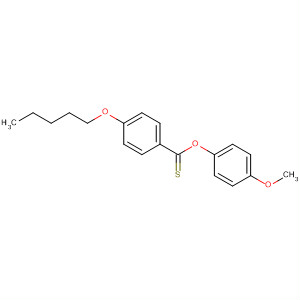 Benzenecarbothioic acid, 4-(pentyloxy)-, S-(4-methoxyphenyl) ester