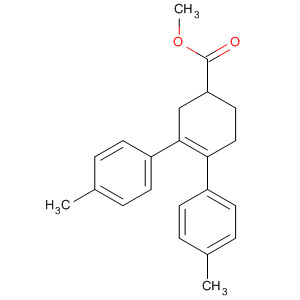 3-Cyclohexene-1-carboxylic acid, 3,4-bis(4-methylphenyl)-, methyl ester molecular structure