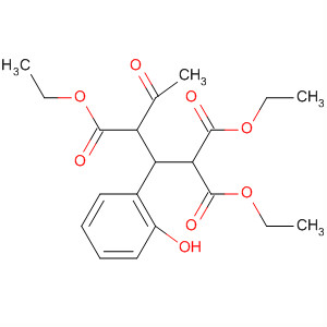 1,1,3-Pentanetricarboxylic acid, 2-(2-hydroxyphenyl)-4-oxo-, triethylester molecular structure