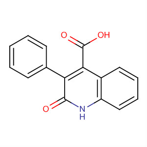 4-Quinolinecarboxylic acid, 1,2-dihydro-2-oxo-3-phenyl- molecular structure