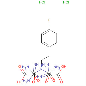 Imidodicarbonimidic diamide, N-[2-(4-fluorophenyl)ethyl]-,hydrochloride molecular structure